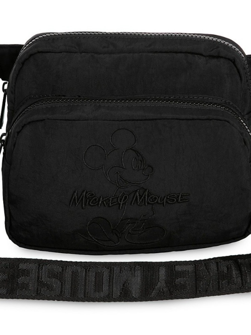 Black Mickey Mouse Fanny Pack